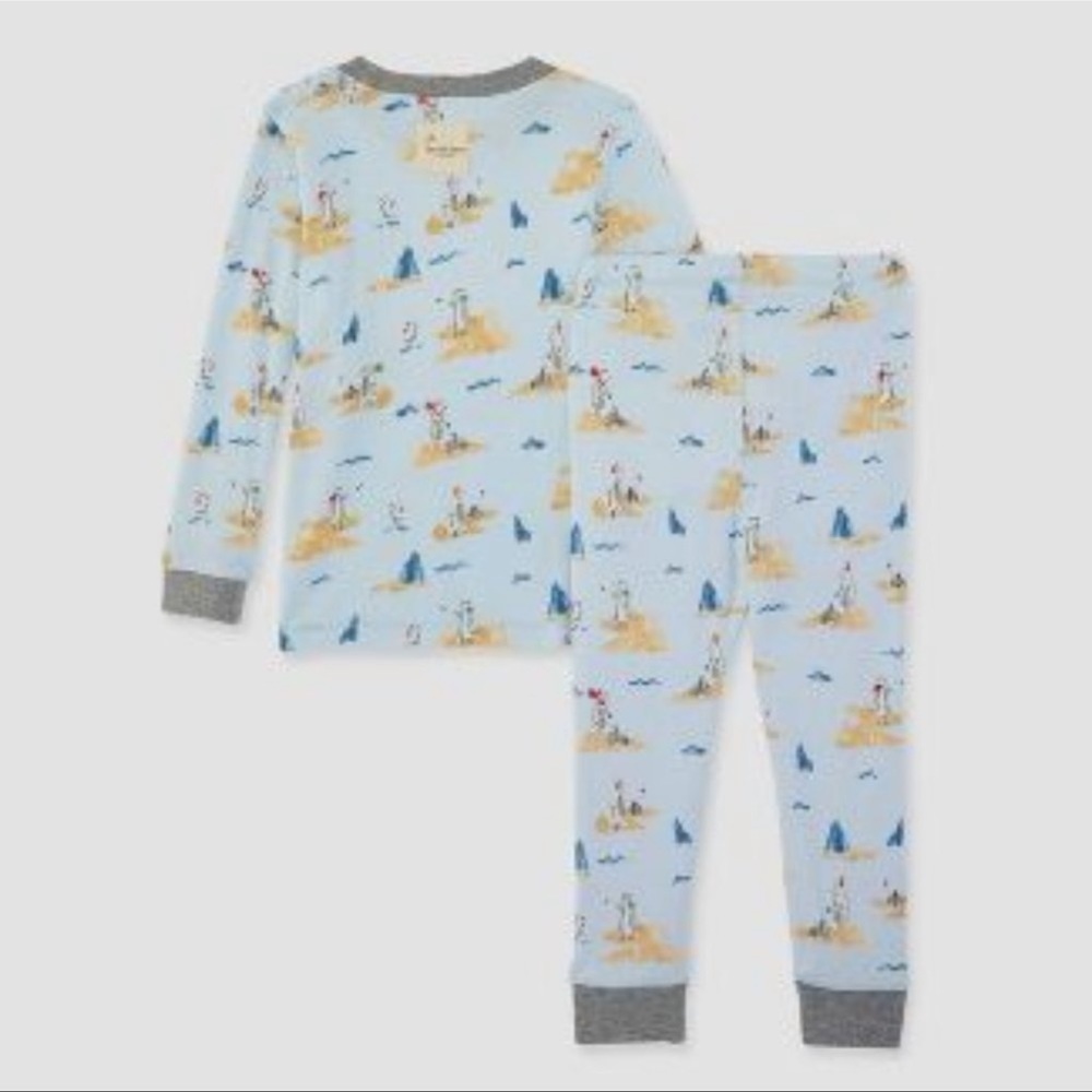 Burt's Bees Baby® Toddler 2pc Snowball Fight Organic Cotton Footed Pajama
